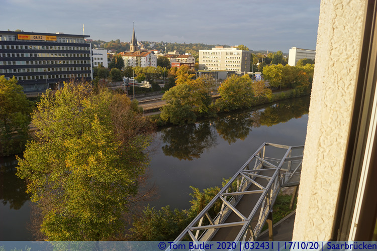 Photo ID: 032431, View from the Hotel, Saarbrcken, Germany