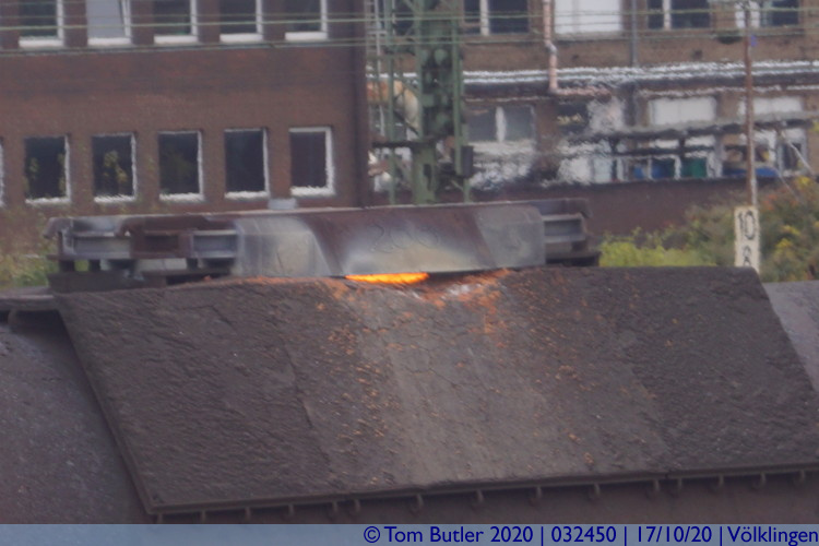 Photo ID: 032450, Molten iron on the move, Vlklingen, Germany