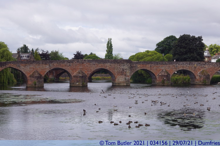 Photo ID: 034156, Old bridge, Dumfries, Scotland