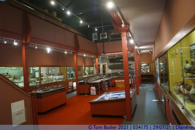 Photo ID: 034175, Inside the museum, Dumfries, Scotland