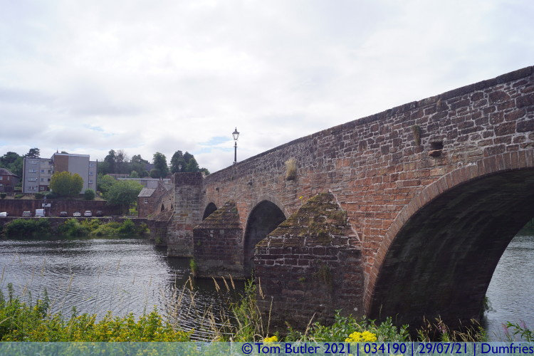 Photo ID: 034190, By the Devorgilla Bridge, Dumfries, Scotland