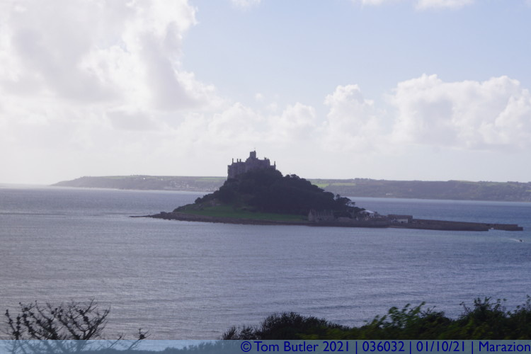 Photo ID: 036032, Looking back down on the Mount, Marazion, Cornwall