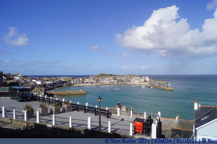 Photo ID: 036034, Town from the Bus Station, St Ives, Cornwall