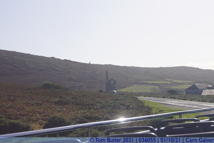 Photo ID: 036055, Approaching the Carn Galver Engine house, Carn Galver, Cornwall