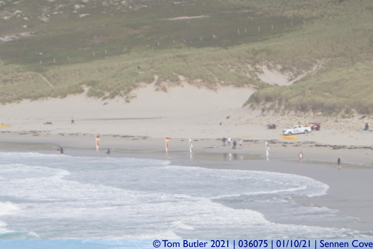 Photo ID: 036075, Lifeguards on Duty, Sennen Cove, Cornwall