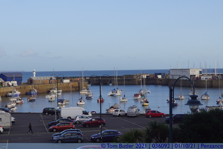 Photo ID: 036092, Looking over the harbour, Penzance, Cornwall