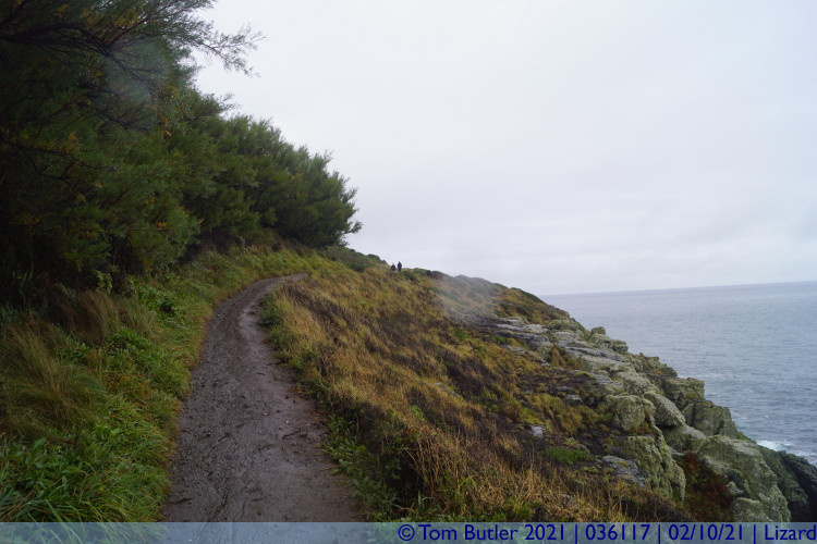 Photo ID: 036117, Cliff top walk, Lizard, Cornwall