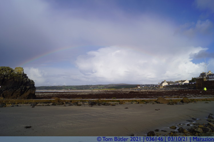 Photo ID: 036146, Rainbow over Cornwall, Marazion, Cornwall