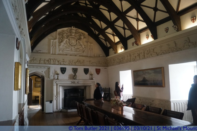 Photo ID: 036195, Formal rooms, St Michael's Mount, Cornwall