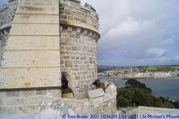 Photo ID: 036205, Turret, St Michael's Mount, Cornwall