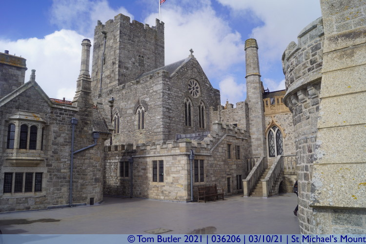 Photo ID: 036206, Chapel, St Michael's Mount, Cornwall