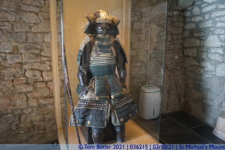 Photo ID: 036215, Samurai Armour, St Michael's Mount, Cornwall