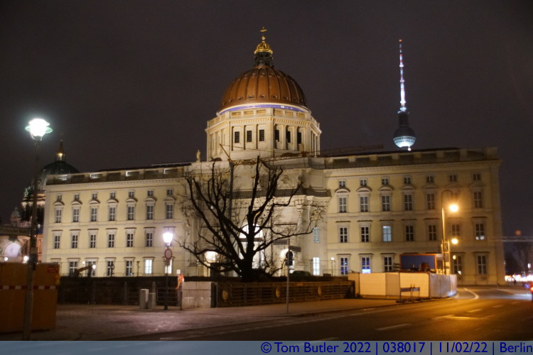 Photo ID: 038017, Humboldt Forum and TV Tower, Berlin, Germany