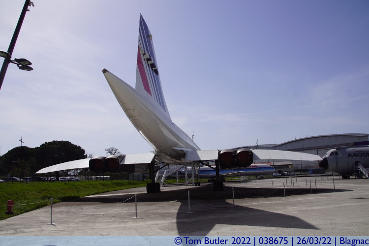 Photo ID: 038675, Business end of a Concorde, Blagnac, France