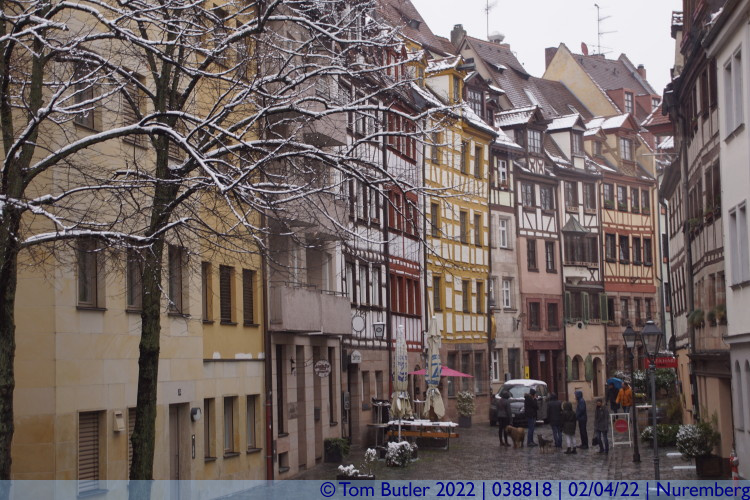 Photo ID: 038818, Old houses of the Weigerbergasse, Nuremberg, Germany