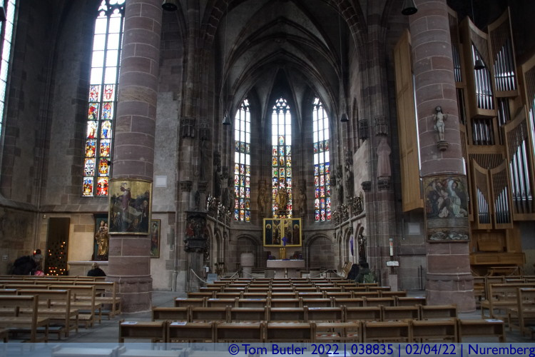 Photo ID: 038835, Inside the Frauenkirche, Nuremberg, Germany