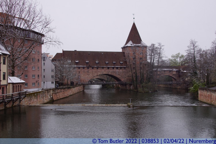 Photo ID: 038853, Schlayerturm from Maxbrcke, Nuremberg, Germany