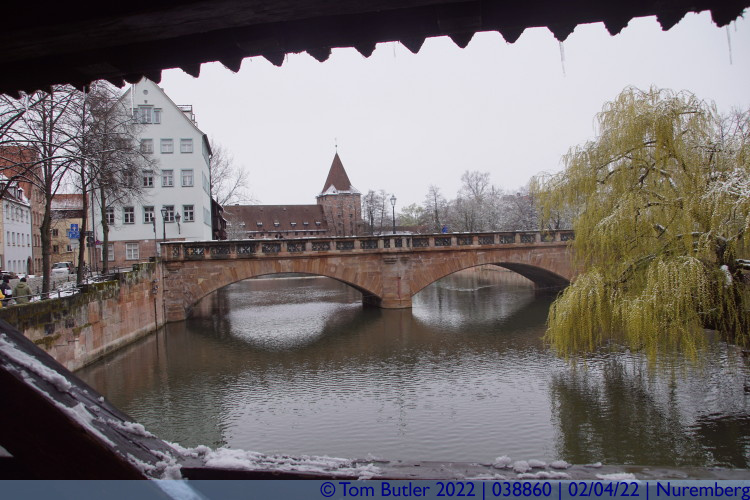 Photo ID: 038860, Maxbrcke from the Henkersteg, Nuremberg, Germany