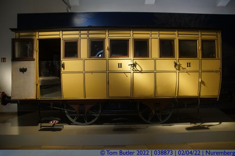 Photo ID: 038873, An early German rail carriage, Nuremberg, Germany