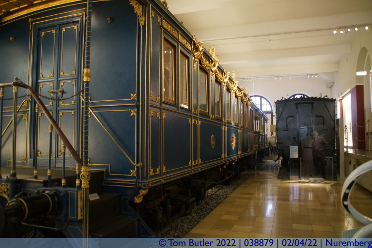 Photo ID: 038879, Mad Ludwig's royal train, Nuremberg, Germany