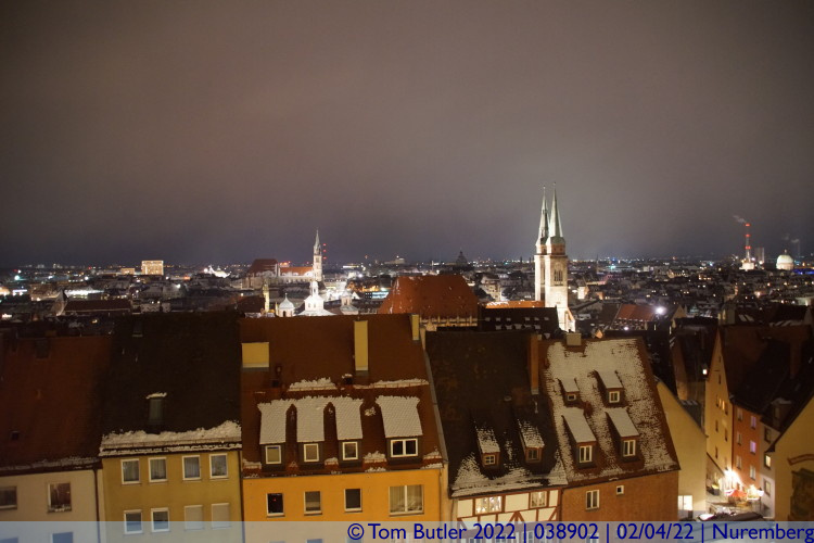 Photo ID: 038902, View from the castle, Nuremberg, Germany