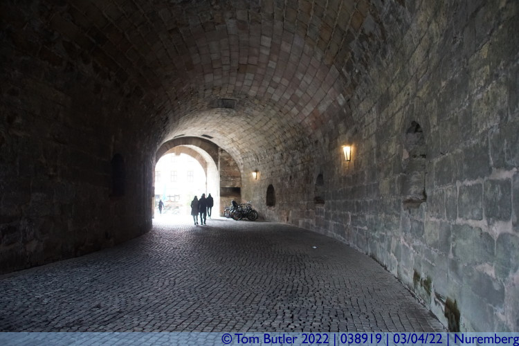Photo ID: 038919, In the tunnel, Nuremberg, Germany