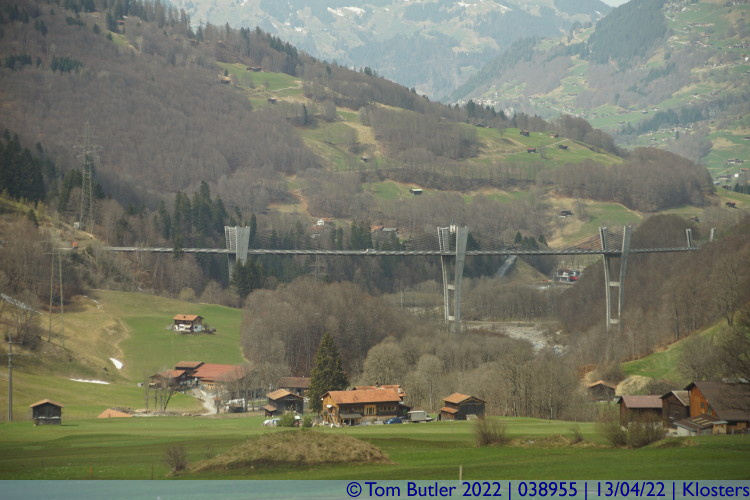 Photo ID: 038955, Schrgseilbrcke , Klosters, Switzerland