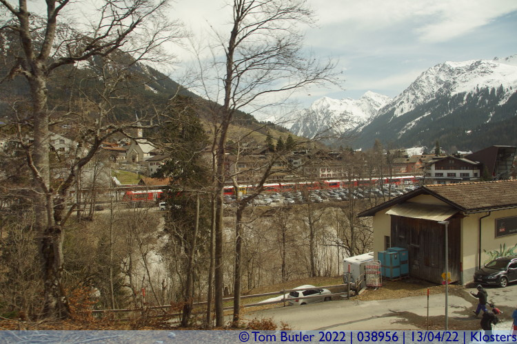 Photo ID: 038956, Above Klosters Platz station, Klosters, Switzerland
