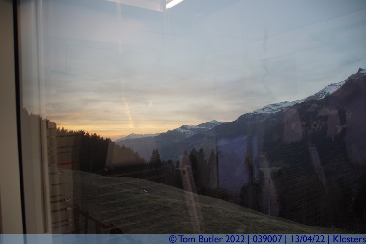 Photo ID: 039007, Sunset on the Landquart valley, Klosters, Switzerland