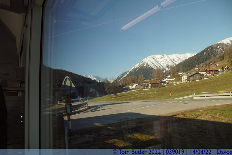 Photo ID: 039019, View from Frauenkirch station, Davos, Switzerland