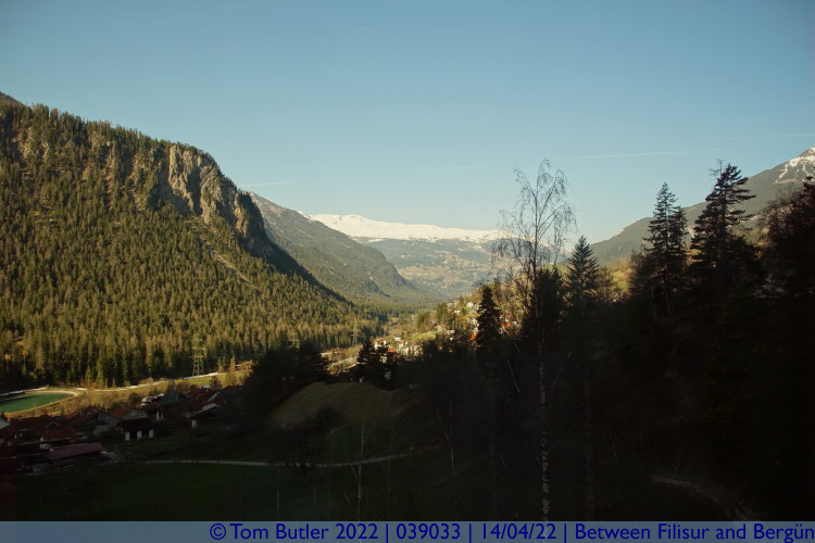 Photo ID: 039033, Looking down the valley, Between Filisur and Bergn, Switzerland