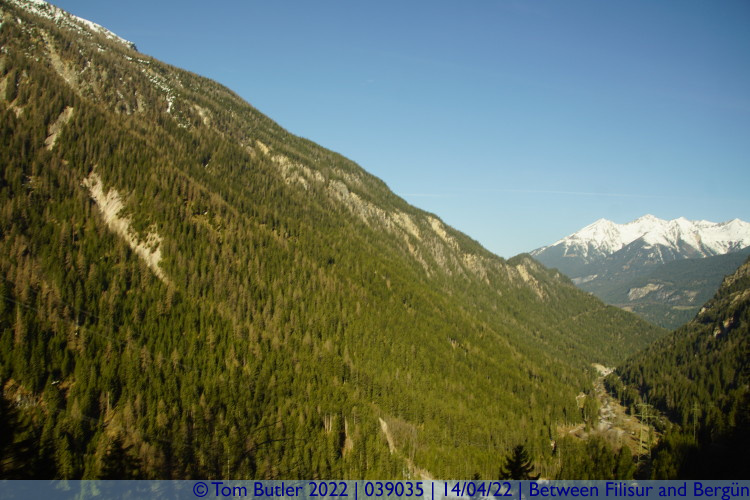 Photo ID: 039035, Mountains closing in, Between Filisur and Bergn, Switzerland