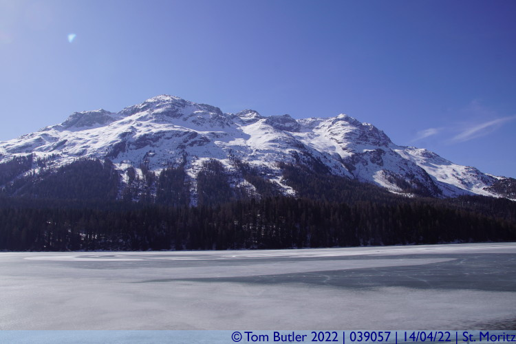 Photo ID: 039057, Looking across the lake, St. Moritz, Switzerland