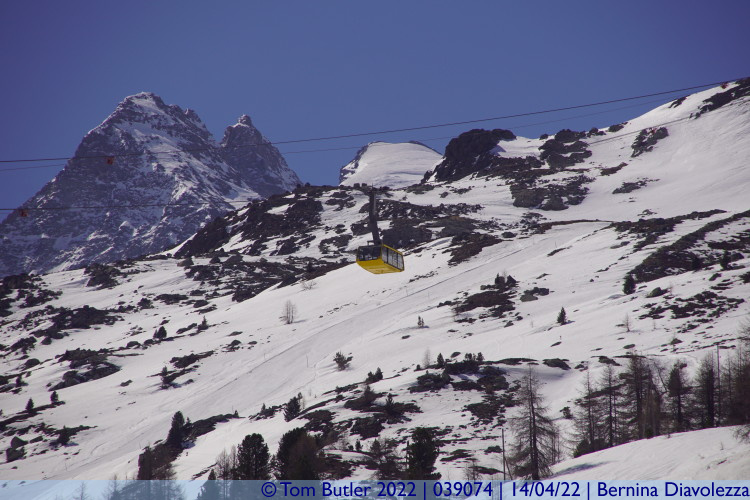Photo ID: 039074, Cable car, Bernina Diavolezza, Switzerland