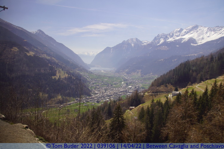 Photo ID: 039106, Poschiavo and Lago di Poschiavo, Between Cavaglia and Poschiavo, Switzerland