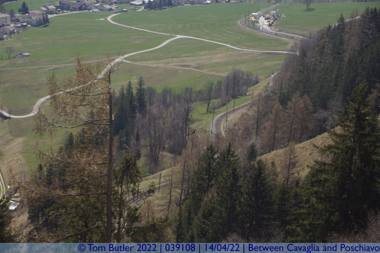 Photo ID: 039108, Line below us, Between Cavaglia and Poschiavo, Switzerland
