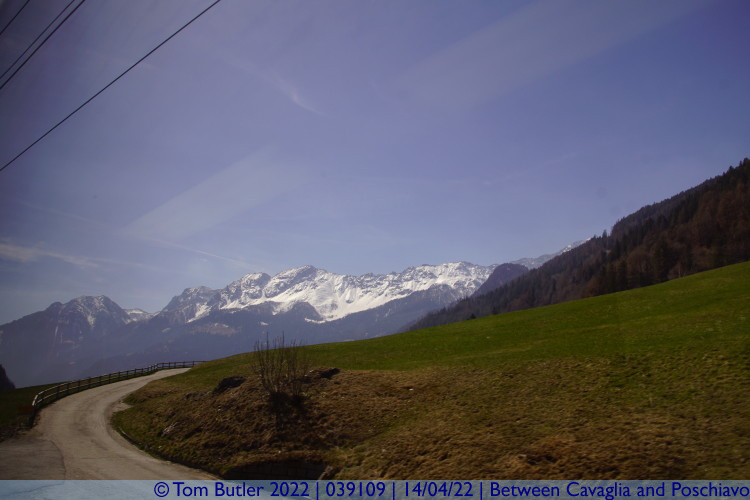 Photo ID: 039109, Looking up to the peaks, Between Cavaglia and Poschiavo, Switzerland