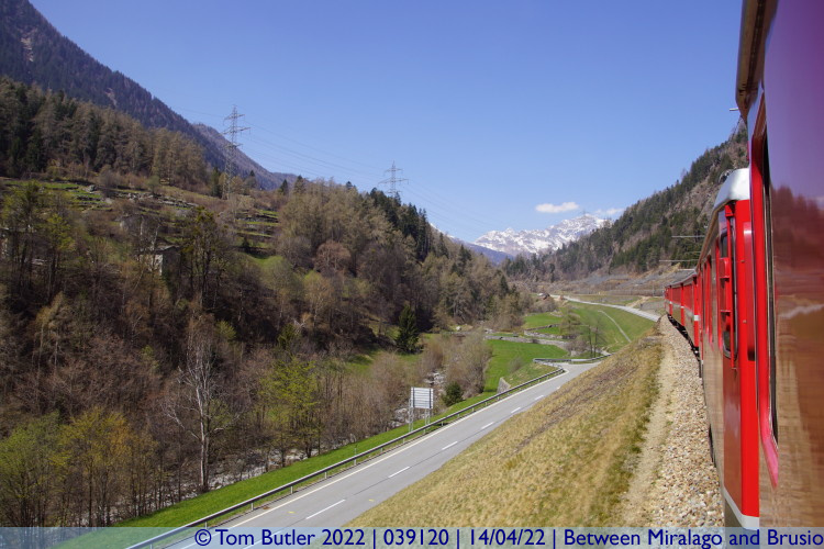 Photo ID: 039120, Looking back along the train, Between Miralago and Brusio, Switzerland