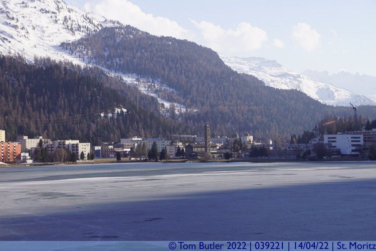 Photo ID: 039221, Looking down the lake, St. Moritz, Switzerland