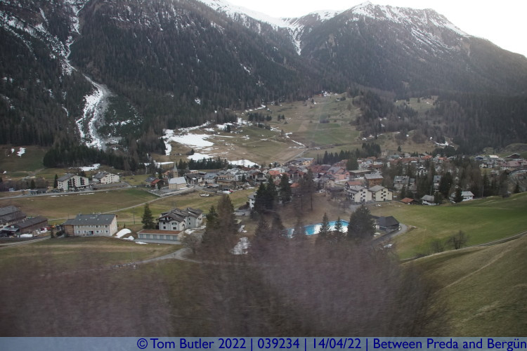 Photo ID: 039234, Looking down on Bergn, Between Preda and Bergn, Switzerland