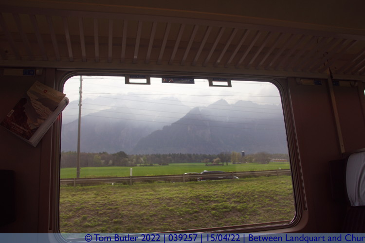 Photo ID: 039257, Peaks framed, Between Landquart and Chur, Switzerland