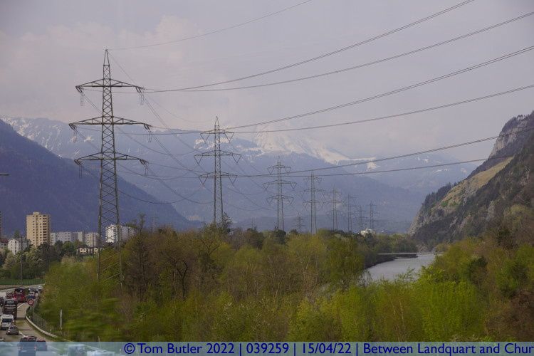 Photo ID: 039259, First glimpse of the Rhine, Between Landquart and Chur, Switzerland