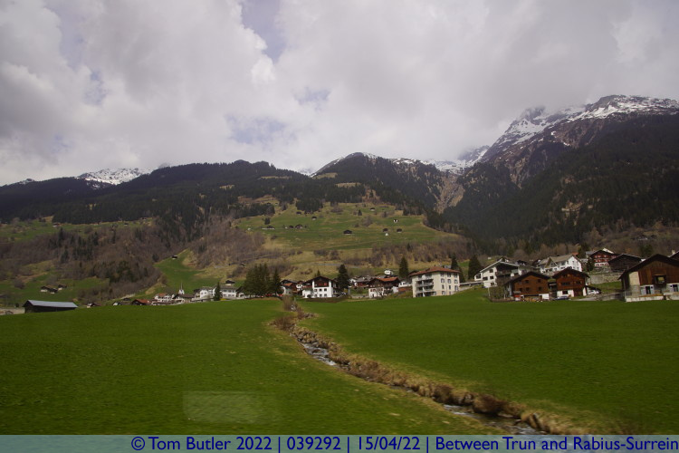 Photo ID: 039292, Heading up the Vorderrhein Valley, Between Trun and Rabius-Surrein, Switzerland