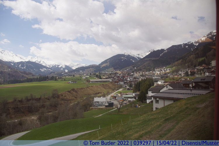 Photo ID: 039297, Approaching Disentis, Disentis/Mustr, Switzerland