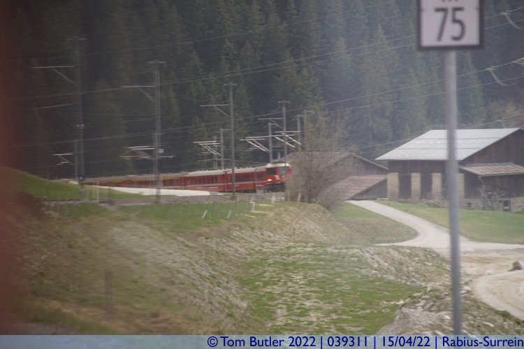 Photo ID: 039311, Waiting for a passing train, Rabius-Surrein, Switzerland