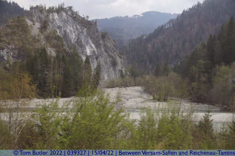 Photo ID: 039327, Looking up a tributary, Between Versam-Safien and Reichenau-Tamins, Switzerland