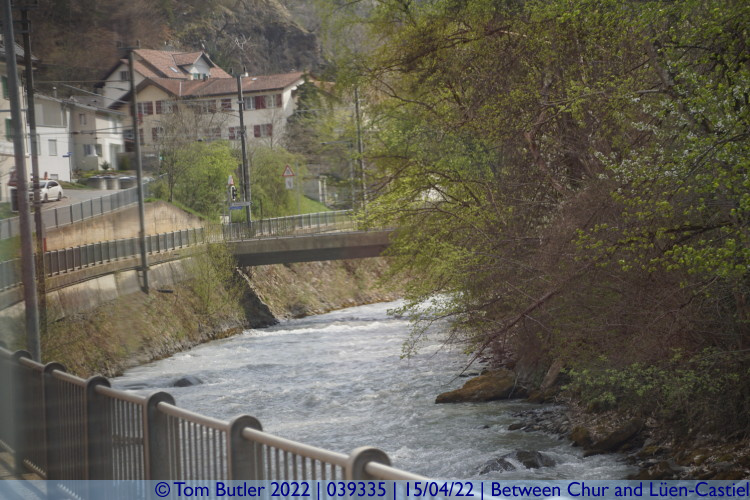 Photo ID: 039335, Heading up the Plessur, Between Chur and Len-Castiel, Switzerland
