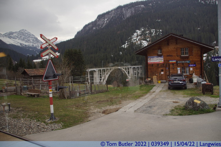 Photo ID: 039349, At Langwies station, Langwies, Switzerland