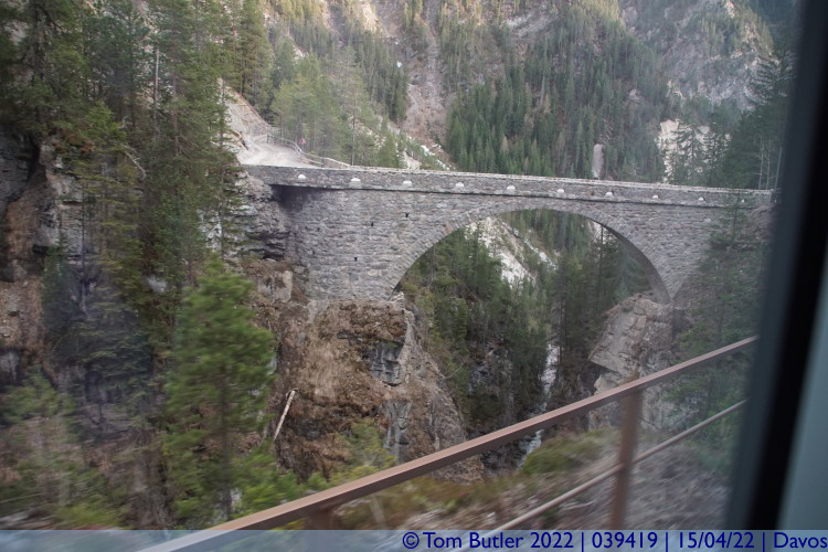 Photo ID: 039419, Narrow bridge, Davos, Switzerland