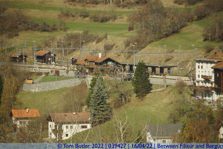 Photo ID: 039427, Looking down on Filisur, Between Filisur and Bergn, Switzerland